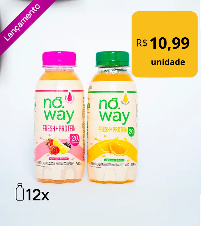 Combo Noway: 6 pink lemonade Proteico + 6 Laranja Proteico